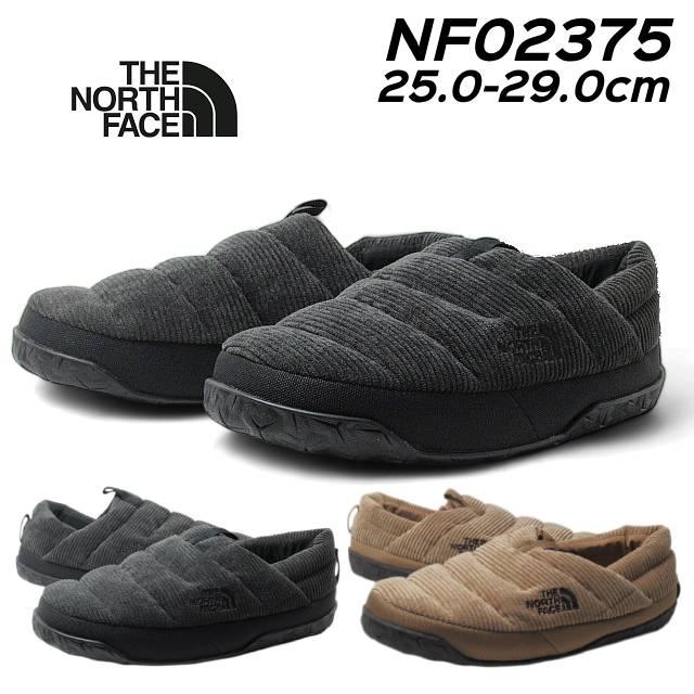 ノースフェイス ヌプシ ミュール コーデュロイ メンズ ブラック TNFブラック 25.0-29.0cm NF02375-KK ザ・ノース・フェイス THE NORTH FACE（ザ ノースフェイス） THE NORTH FACE NF02375 ヌプシ
