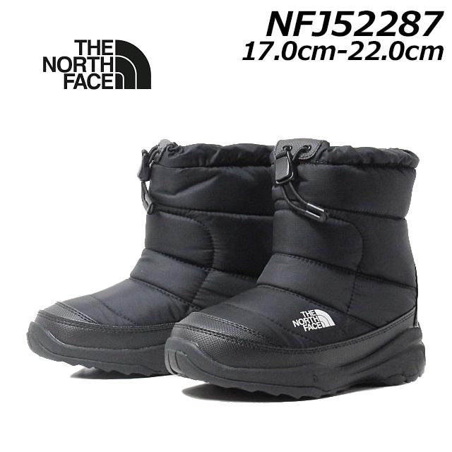 The North Face ヌプシブーツ ブラック 19cm キッズブーツ THE NORTH FACE/ザ・ノース・フェイス K Nuptse Bootie VII ヌプシ
