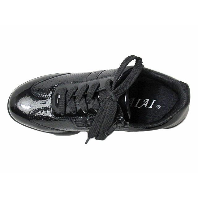 アイアイ AIAI 334 3E 内側ファスナー付き 厚底エアソールシューズ