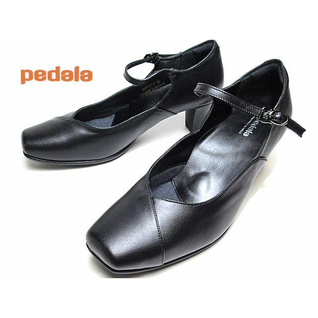 アシックス ペダラ asics Pedala WP357T 3E ストラップパンプス ブラック レディース 靴 :wp357t-90