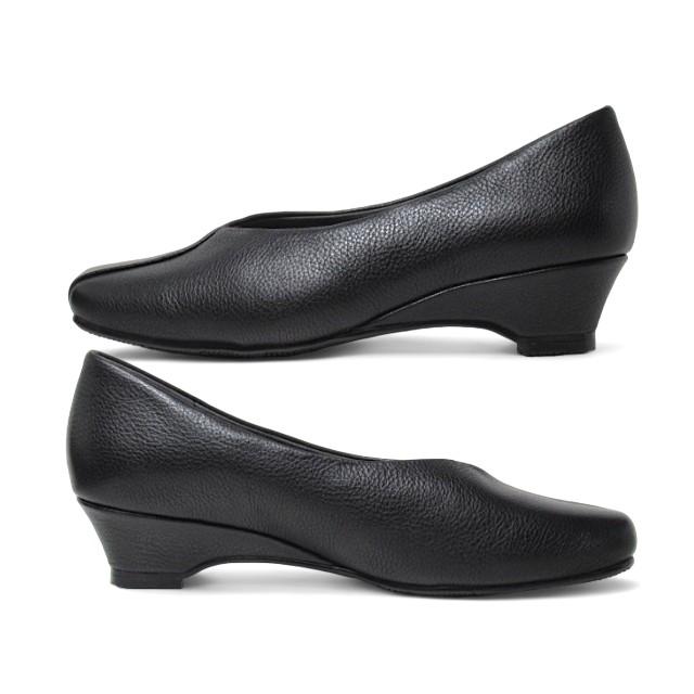 ユキコキミジマ Yukiko Kimijima 7920 3E レザーパンプス ウェッジ