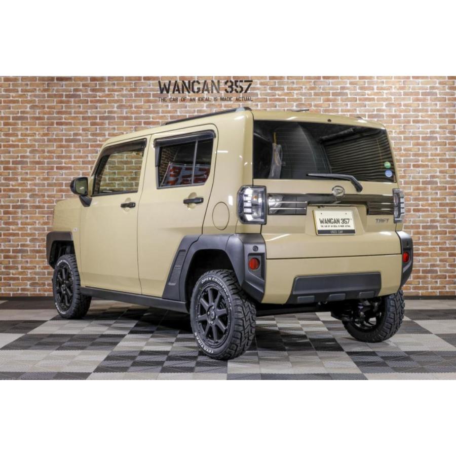 タフト LA900S 2WD WANGAN357 リフトアップキット インチアップキット 保安基準適合 +40ｍｍ アッパーマウントスペーサー | WANGAN357 | 03