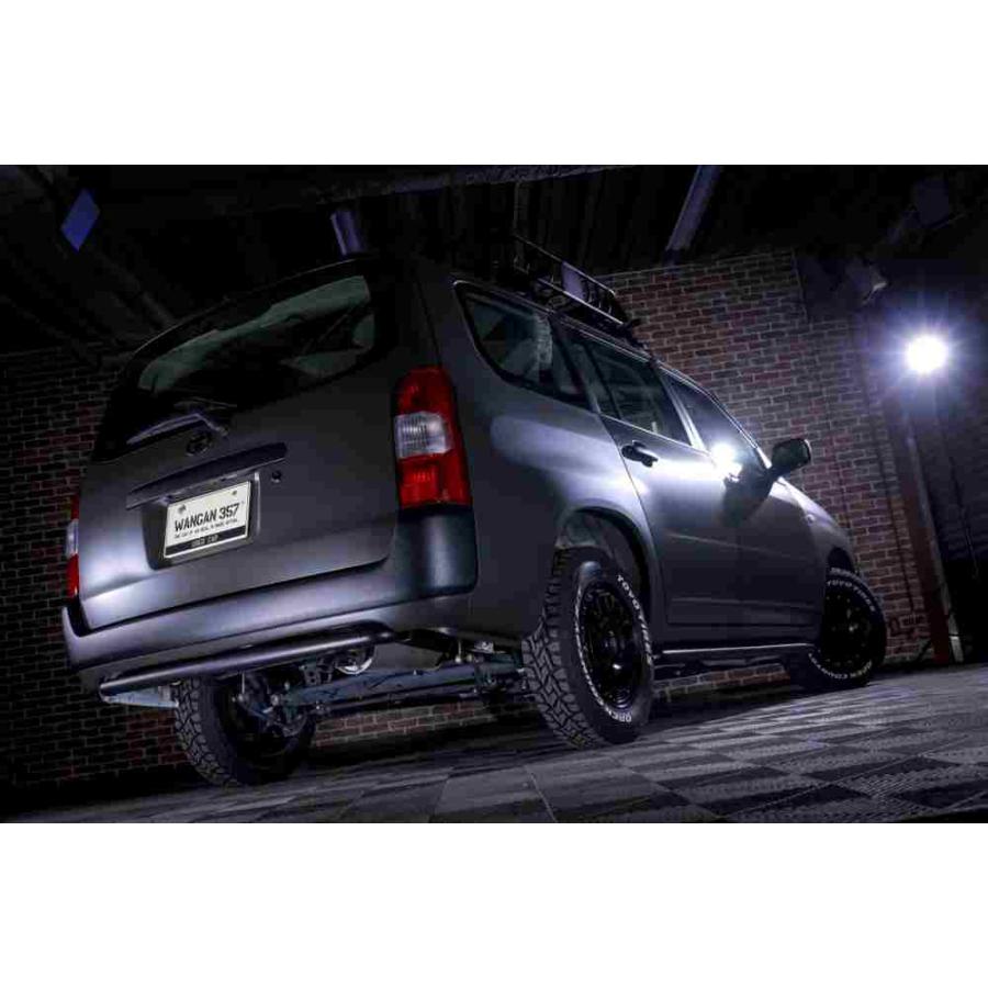WANGAN357 リアガードバー リアグリルガード NCP160  NCP165  プロボックス  サクシード マフラーカッター付 ラプター塗装 | WANGAN357 | 11