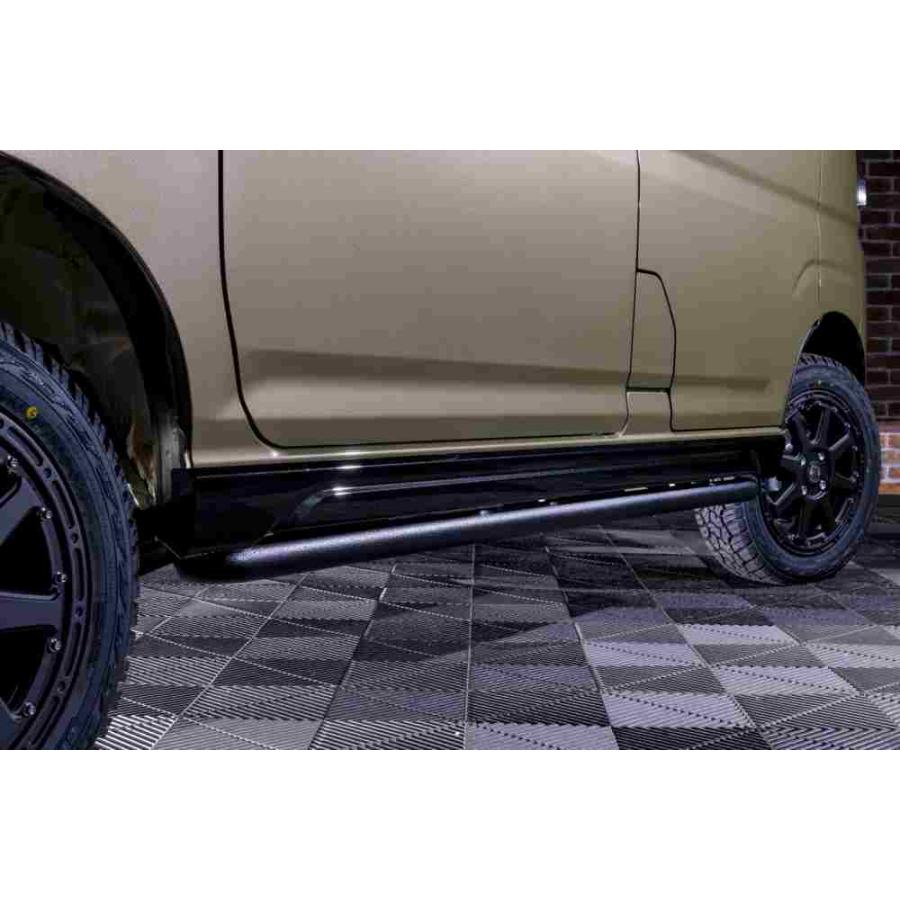 WANGAN357 S700V  S710V  アトレー  ハイゼットカーゴ 新型 サイドガード　サイドバー サイドプロテクター ラプター塗装 | WANGAN357 | 01