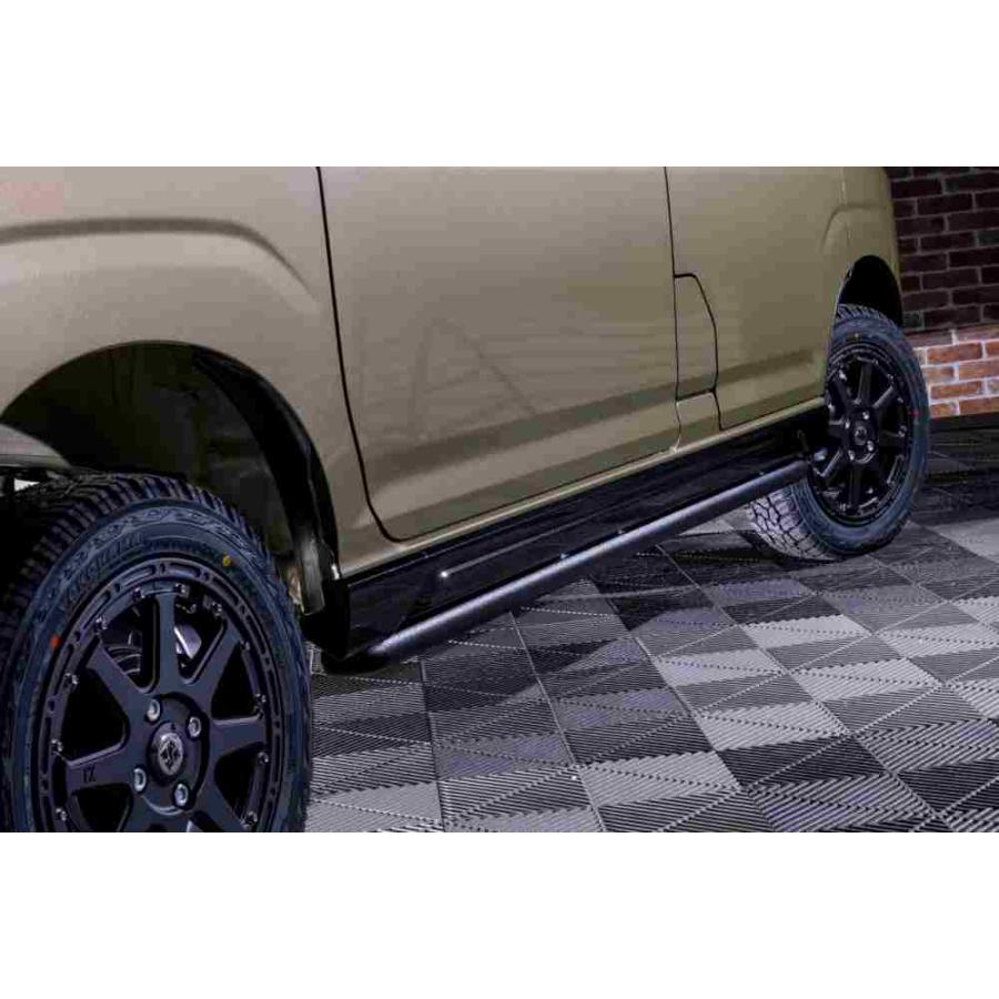 WANGAN357 S700V  S710V  アトレー  ハイゼットカーゴ 新型 サイドガード　サイドバー サイドプロテクター ラプター塗装 | WANGAN357 | 03