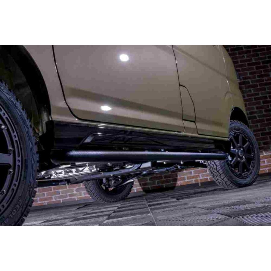 WANGAN357 S700V  S710V  アトレー  ハイゼットカーゴ 新型 サイドガード　サイドバー サイドプロテクター ラプター塗装 | WANGAN357 | 05