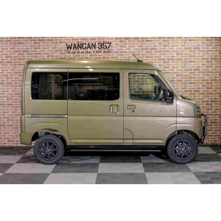 WANGAN357 S700V  S710V  アトレー  ハイゼットカーゴ 新型 サイドガード　サイドバー サイドプロテクター ラプター塗装 | WANGAN357 | 06