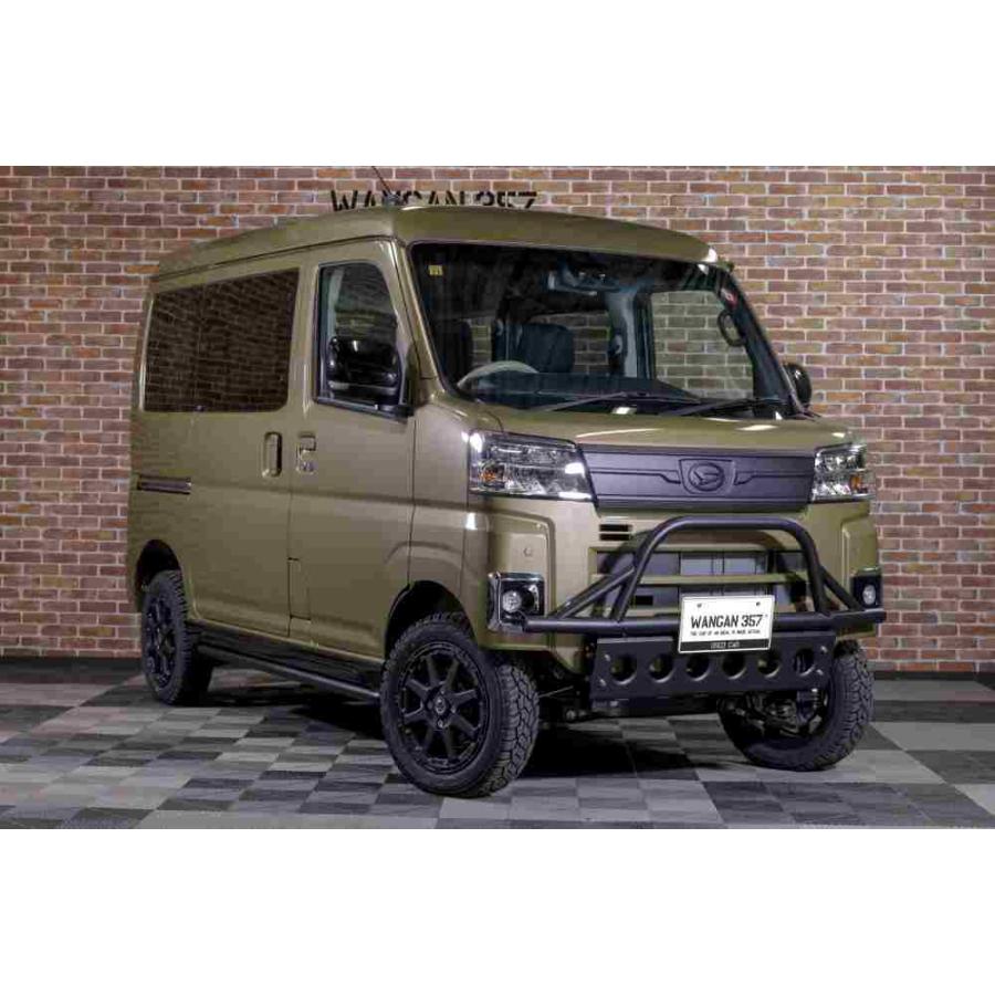 WANGAN357 S700V  S710V  アトレー  ハイゼットカーゴ 新型 サイドガード　サイドバー サイドプロテクター ラプター塗装 | WANGAN357 | 07