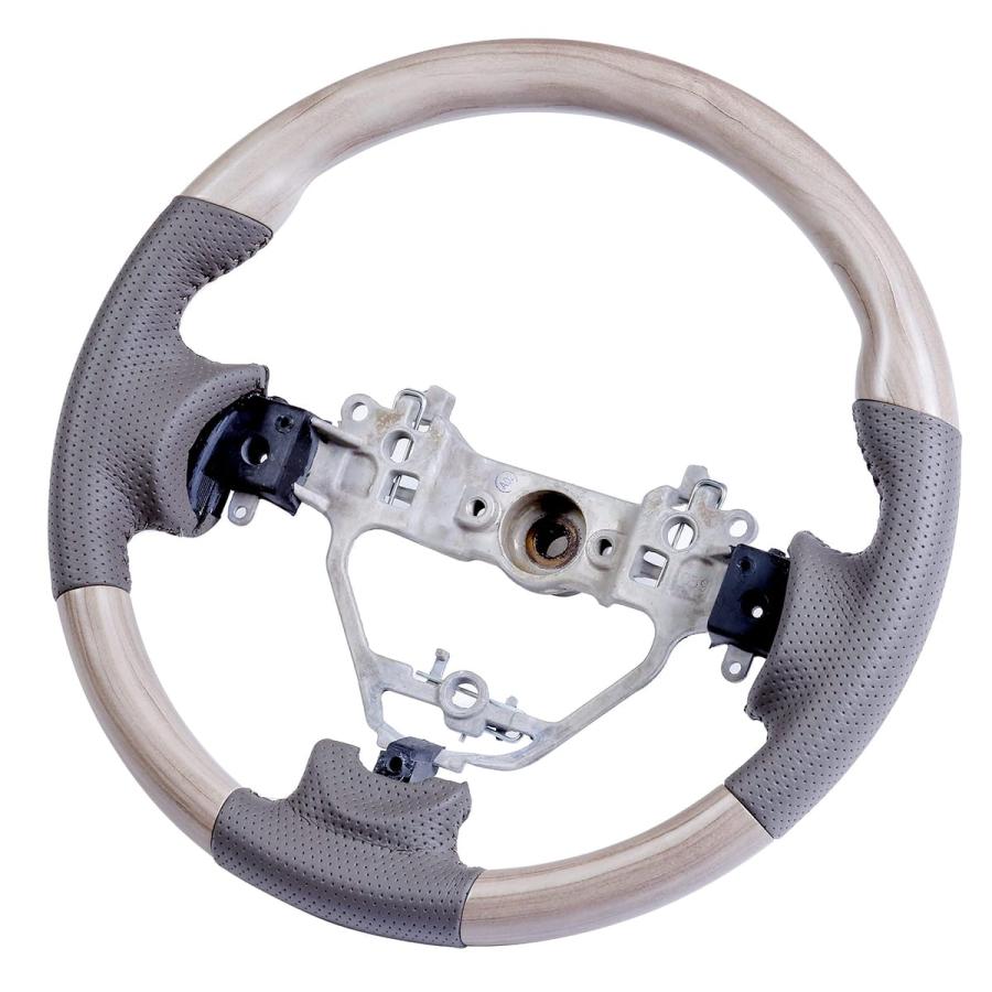 WANGAN357 DA17W エブリーワゴン エブリイワゴン  白木目 マット白木目ウッド ホワイトウッド ウッドコンビ ステアリング ハンドル | WANGAN357 | 12