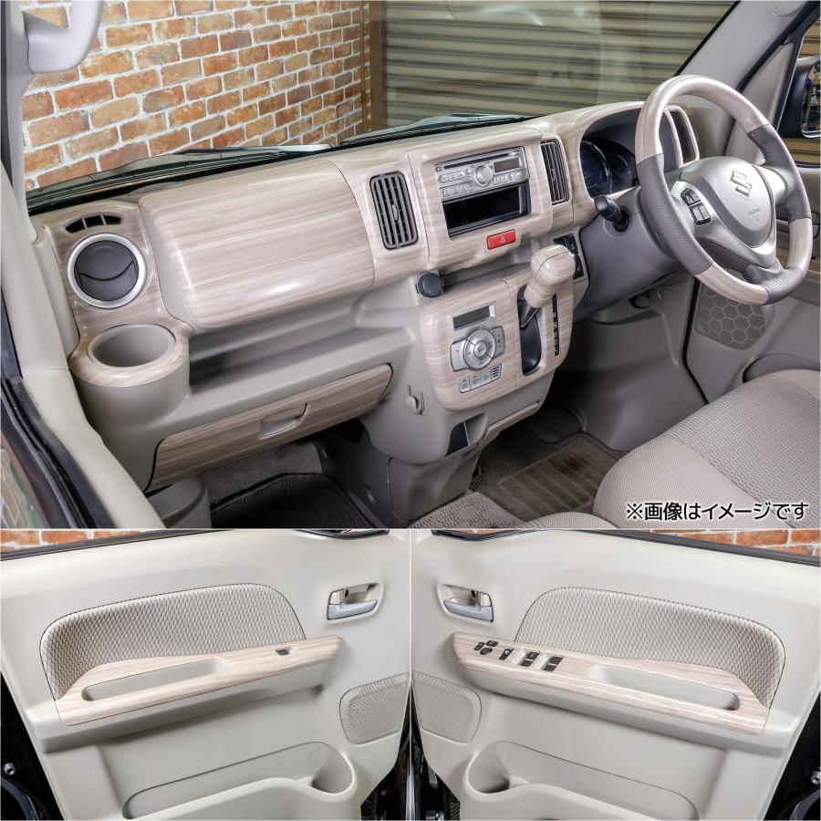 WANGAN357 WANGAN357 DA17W エブリイ エブリー ワゴン マット白木目