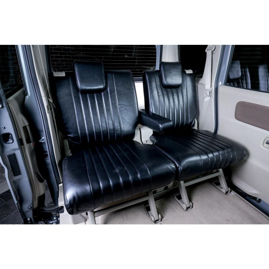 WANGAN357 DA17W エブリィワゴン エブリーワゴン JP PZ H27/2〜 フロント リア 一台分 シートカバー レトロブラック357B080 |  | 10