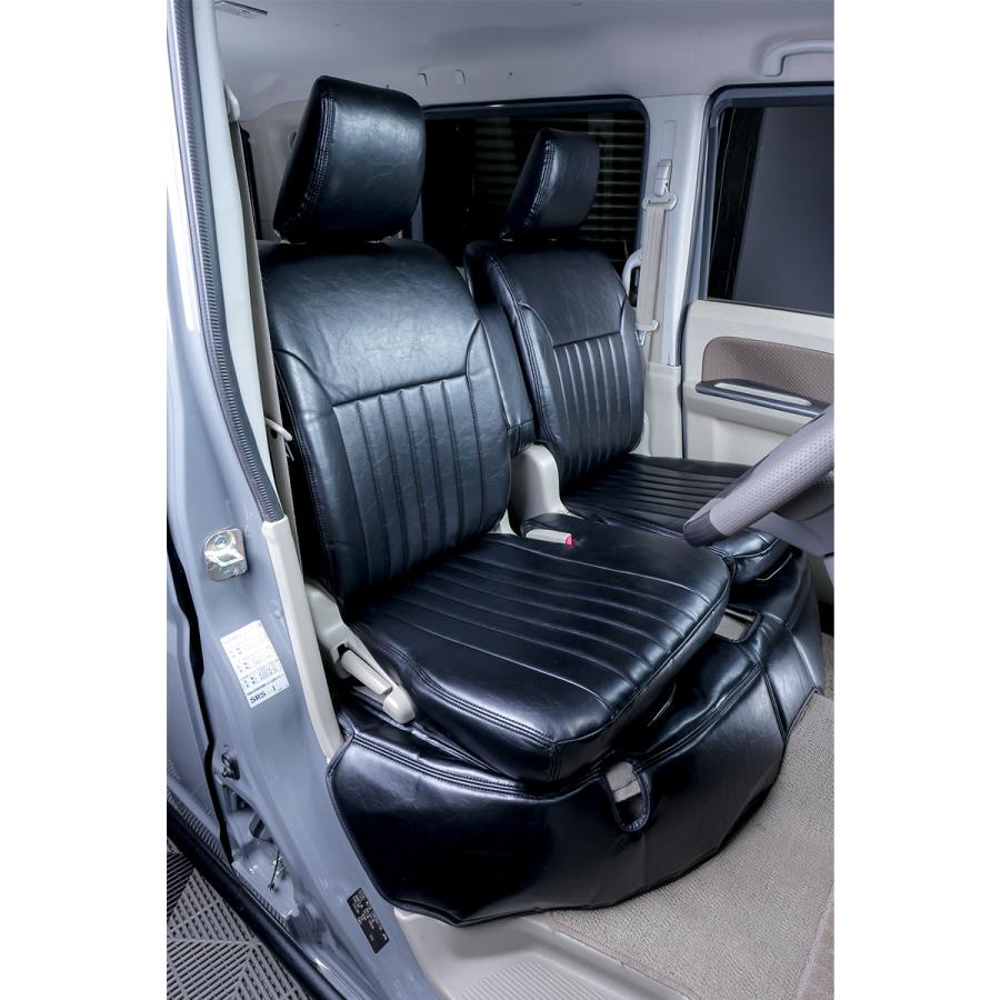 WANGAN357 DA17W エブリィワゴン エブリーワゴン JP PZ H27/2〜 フロント リア 一台分 シートカバー レトロブラック357B080 |  | 01