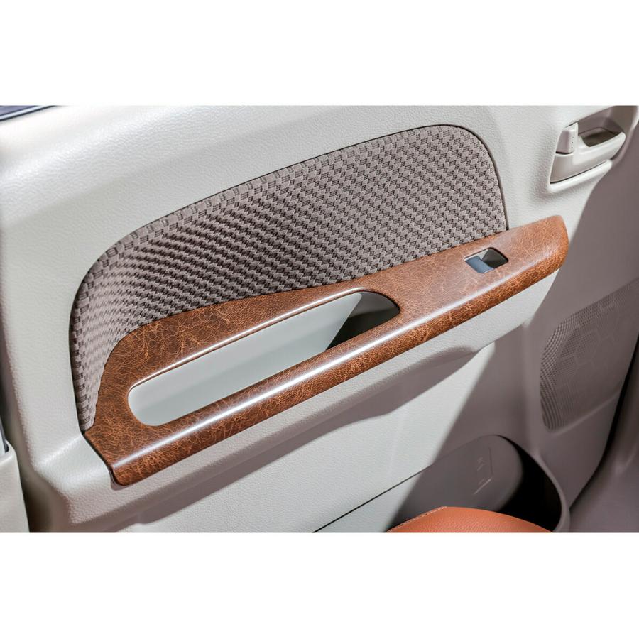 WANGAN357 DA17W エブリイワゴン エブリーワゴン ブラウン マット木目