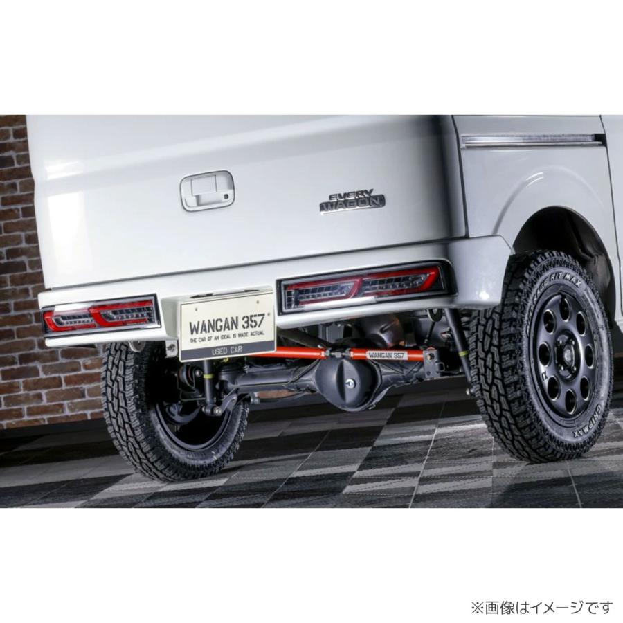 エブリイ DA17W/V リアバンパー FRP製 WANGAN357 エブリイ ワゴン エブリー バン DA17V DA17W エアロ FRP