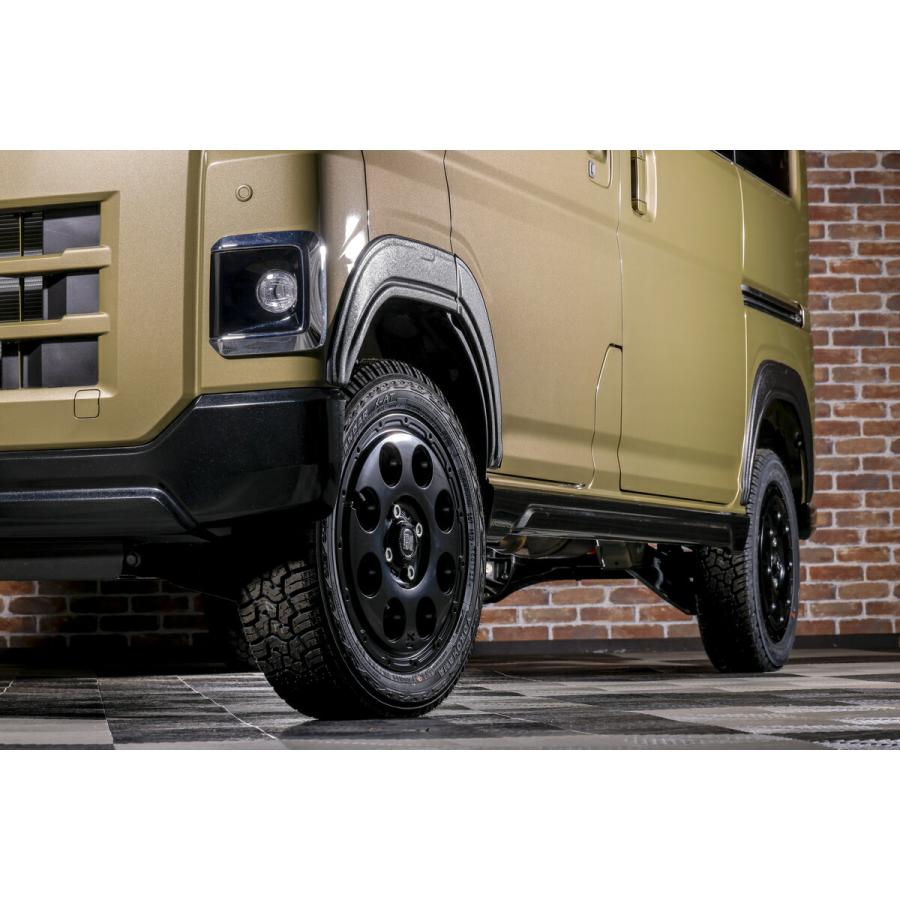 ダイハツ ハイゼットカーゴ S700 ピクシス 車検対応 オーバーフェンダー ハイゼット カーゴ S700 / S710 オーバーフェンダー トリム 穴