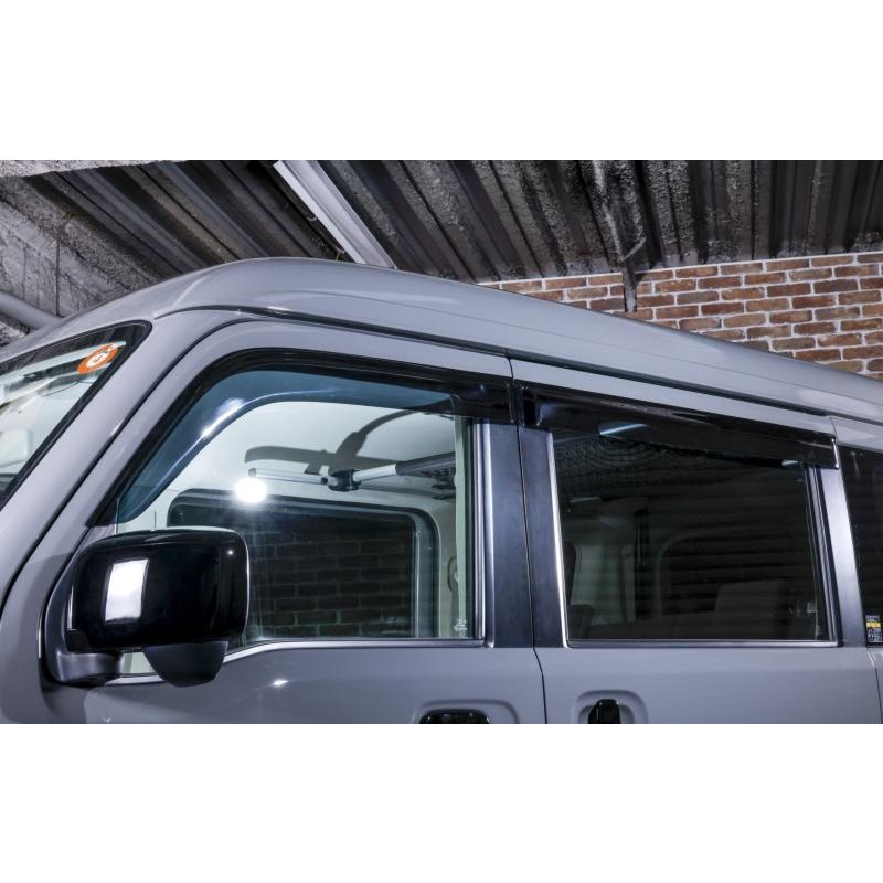 WANGAN357 DA64V DA64W エブリイ ワゴン エブリー バン サイドバイザー ドアバイザー フロント リア 左右セット 357C005 | WANGAN357 | 04