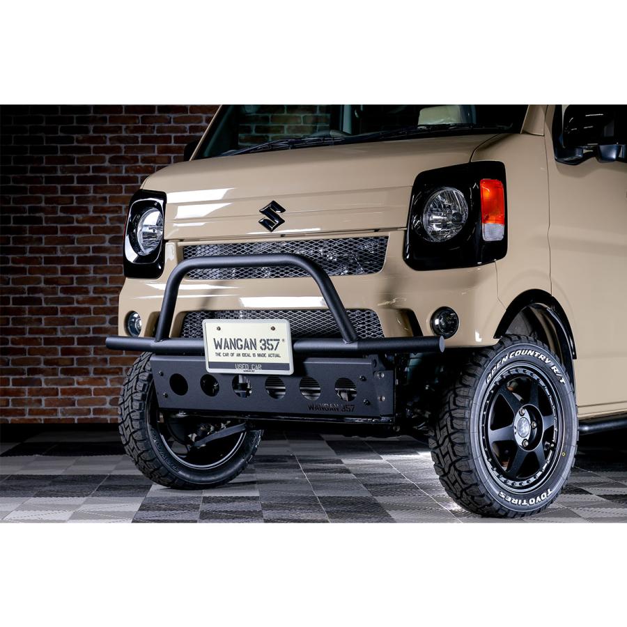 WANGAN357 フロントグリルガード タイプ2 グリルバー typeII DA17V DA17W エヴリィバン エヴリィワゴン ラプター塗装357C031 | WANGAN357 | 01