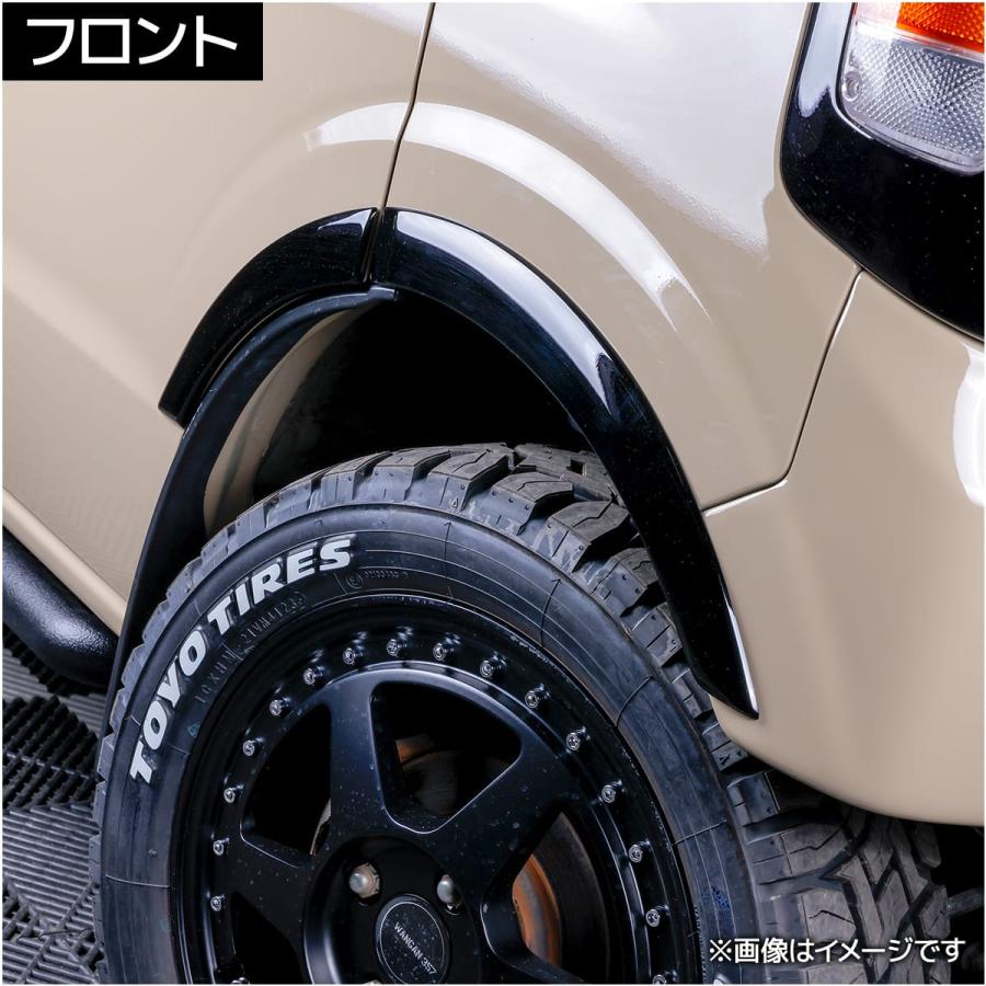 WANGAN357 DA17V DA17W エヴリィバン エヴリィワゴン オーバーフェンダー フェンダーモール 一台 未塗装 | WANGAN357 | 10