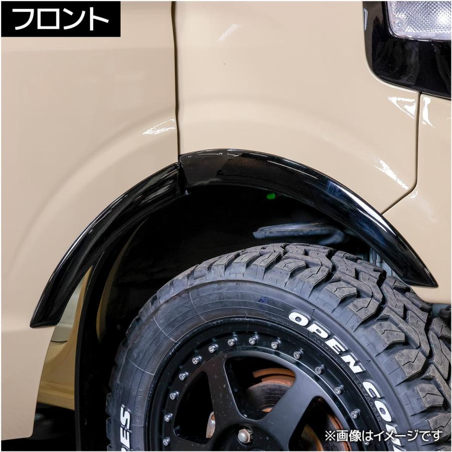 WANGAN357 DA17V DA17W エヴリィバン エヴリィワゴン オーバーフェンダー フェンダーモール 一台 未塗装 | WANGAN357 | 12