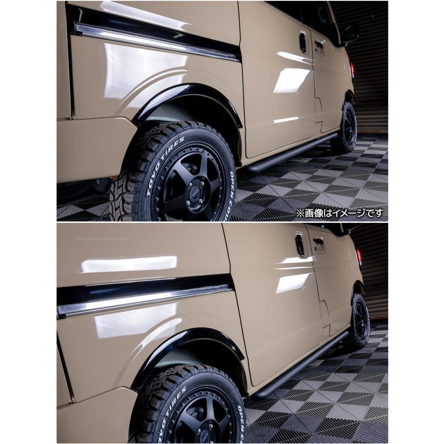 WANGAN357 DA17V DA17W エヴリィバン エヴリィワゴン オーバーフェンダー フェンダーモール 一台 未塗装 | WANGAN357 | 16