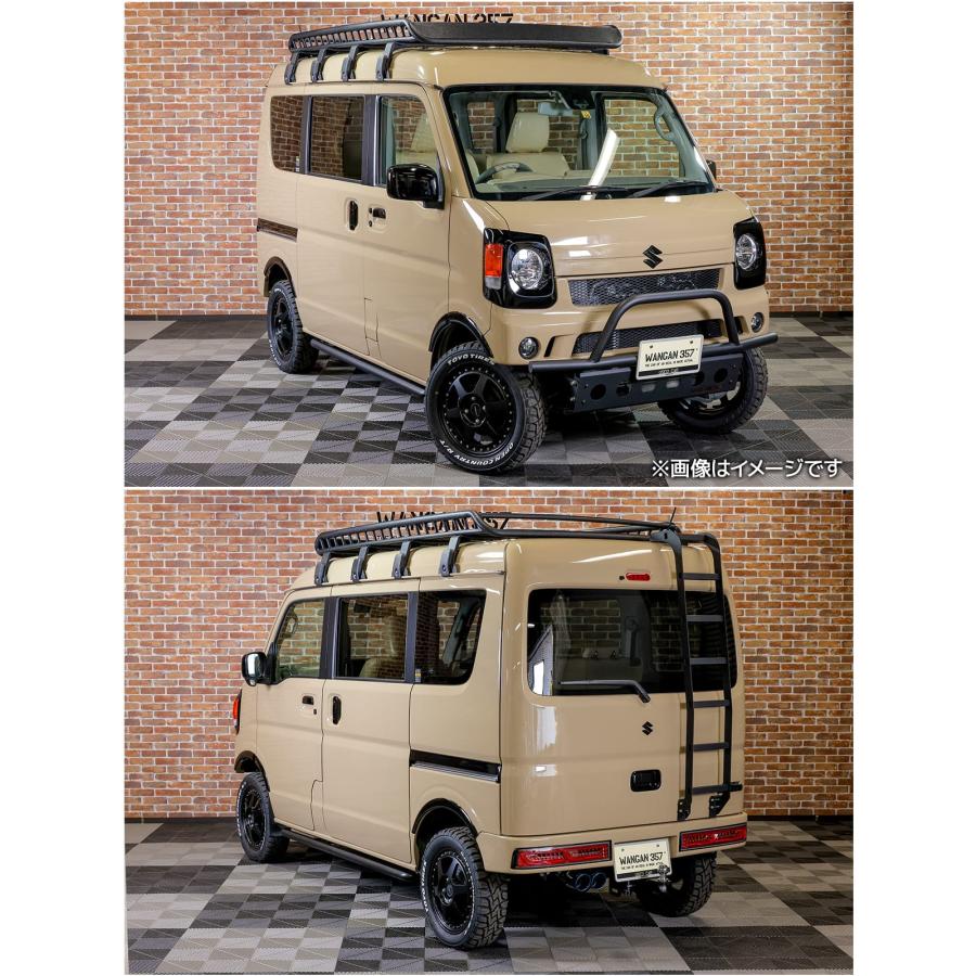 WANGAN357 DA17V DA17W エヴリィバン エヴリィワゴン オーバーフェンダー フェンダーモール 一台 未塗装 | WANGAN357 | 18