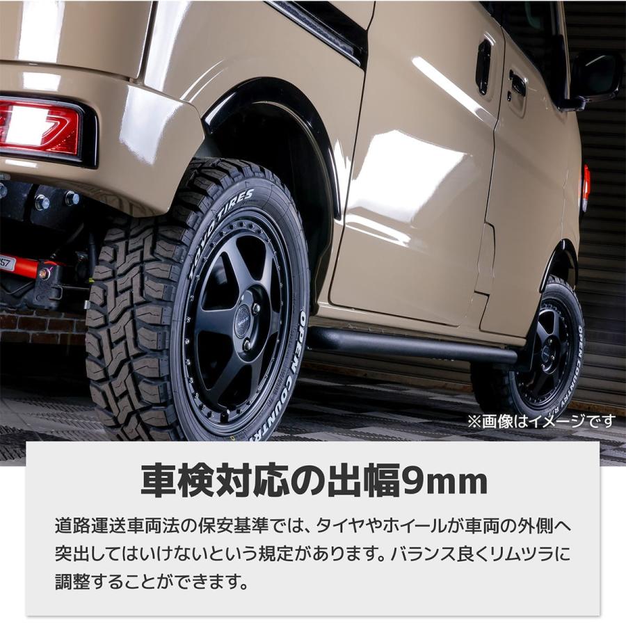 WANGAN357 DA17V DA17W エヴリィバン エヴリィワゴン オーバーフェンダー フェンダーモール 一台 未塗装 | WANGAN357 | 03