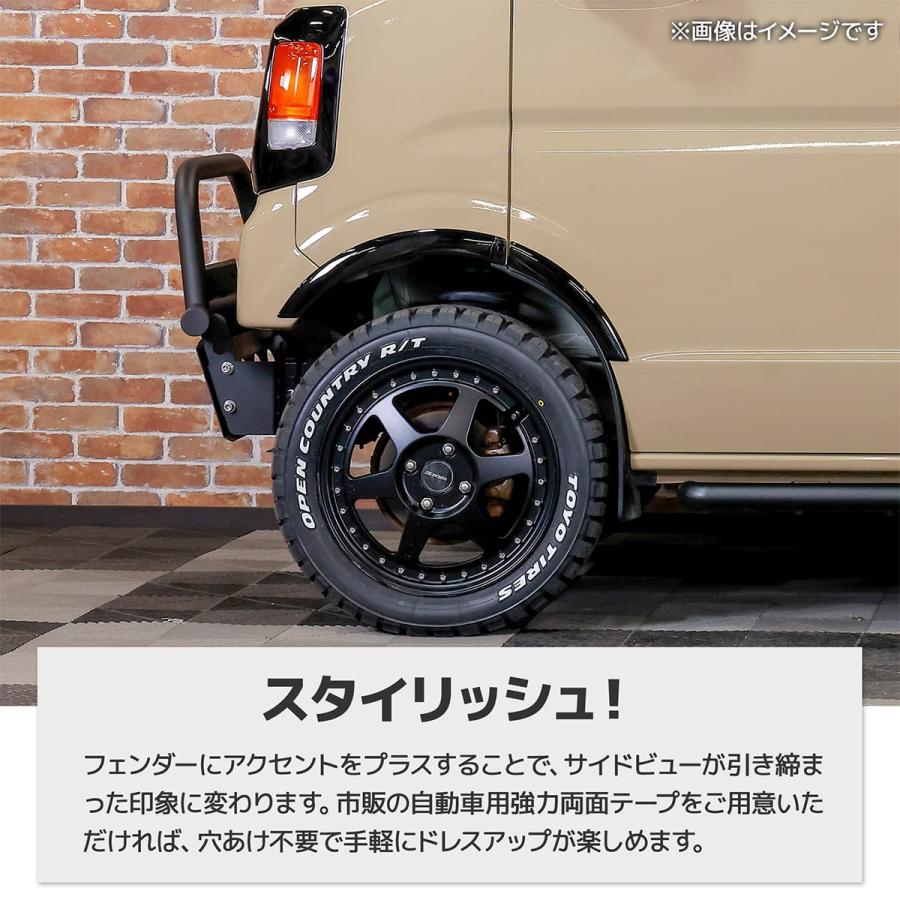 WANGAN357 DA17V DA17W エヴリィバン エヴリィワゴン オーバーフェンダー フェンダーモール 一台 未塗装 | WANGAN357 | 04