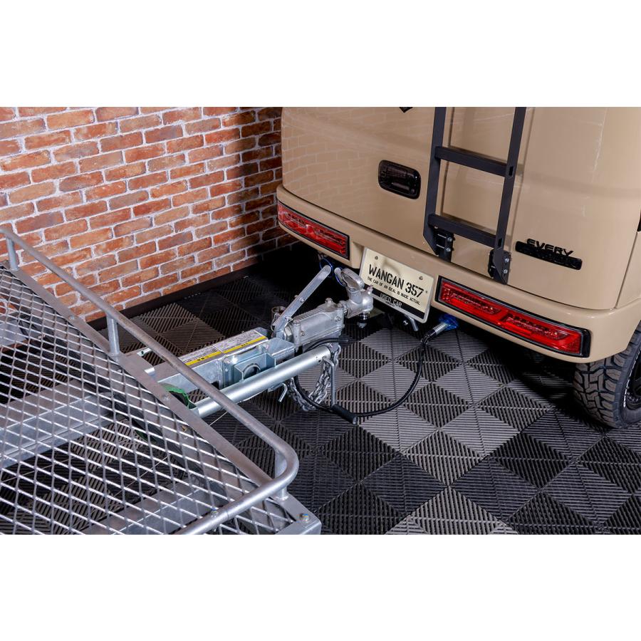 WANGAN357 DA17V DA17W エヴリィバン エヴリィワゴン エブリー ハーフバンパー用 ヒッチメンバー 牽引 357C034 | WANGAN357 | 10