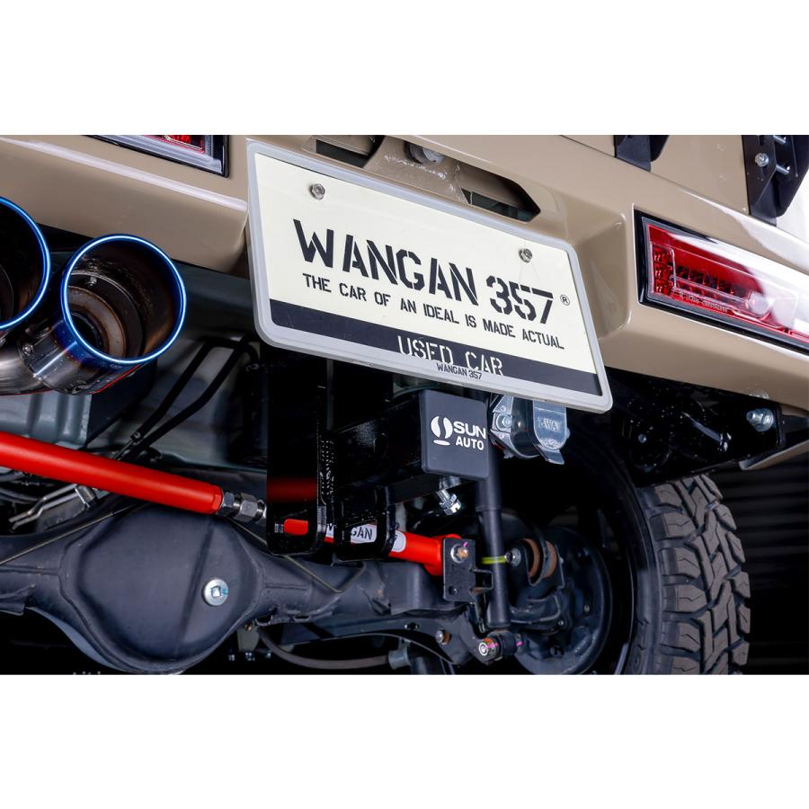 WANGAN357 DA17V DA17W エヴリィバン エヴリィワゴン エブリー ハーフバンパー用 ヒッチメンバー 牽引 357C034 | WANGAN357 | 01