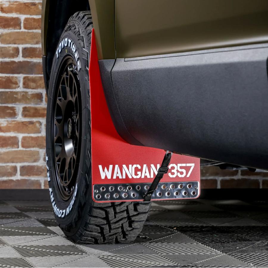 三菱　デリカ　D5　 JASPER マッドフラップ 泥除け WANGAN357 デリカD5 マッドフラップ マッドガード 大型 泥除け 1台分
