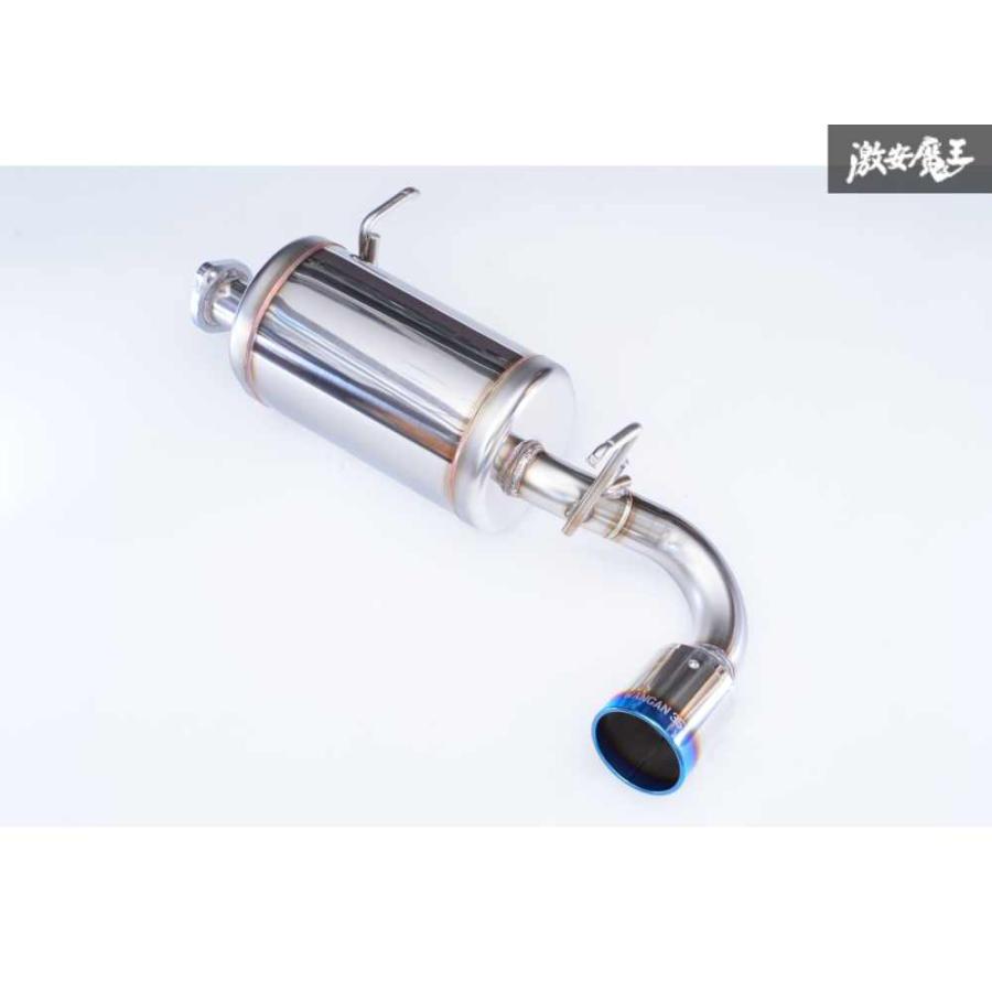 JB23W ジムニー K6A 車検対応 JQR認定品 ステンレス 片側出し 右出し チタンテール リアピース マフラー | WANGAN357 | 02
