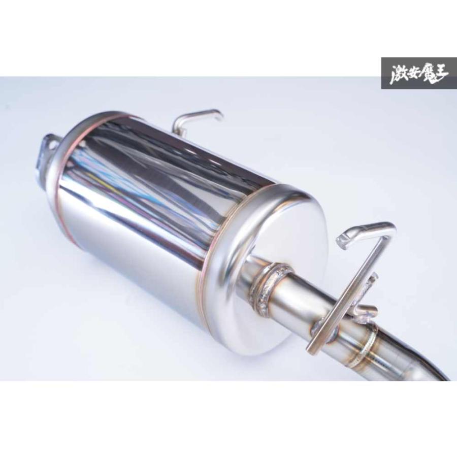 JB23W ジムニー K6A 車検対応 JQR認定品 ステンレス 片側出し 右出し チタンテール リアピース マフラー | WANGAN357 | 03