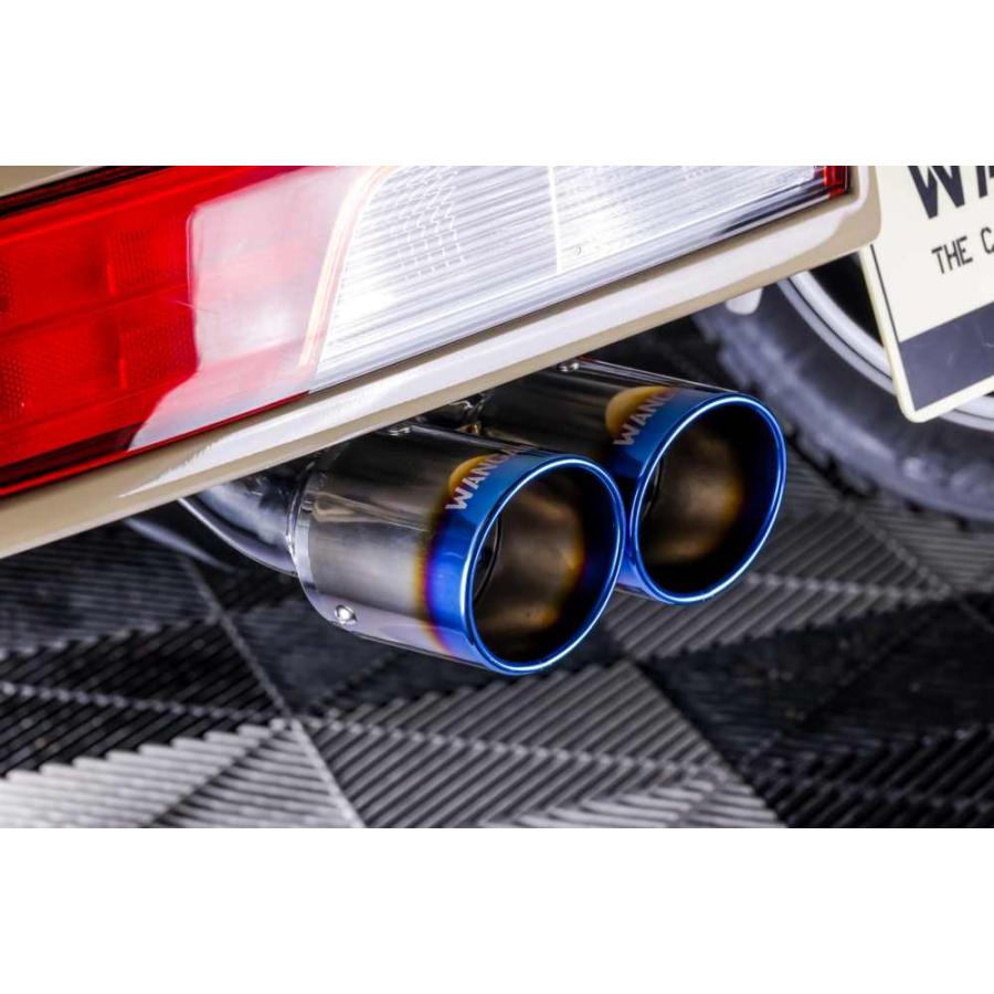 エブリィ　DA17v 社外斜め二本出　マフラー エブリィ DA17v 社外斜め二本出 マフラー リバース エブリィ