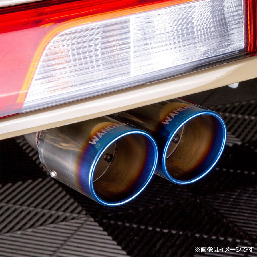 WANGAN357 DA17V DA17W エブリィ ワゴン バン R06A ターボ ハーフバンパー用 ステンレス デュアル出しチタンテールマフラーの画像