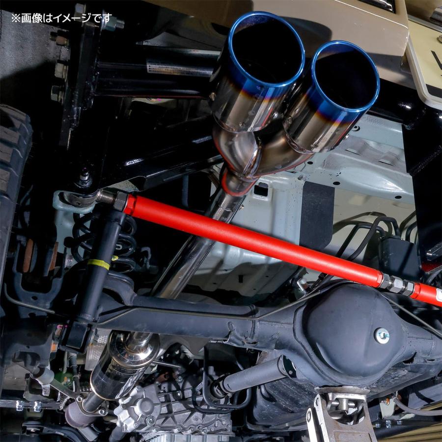 WANGAN357 DA17V DA17W エブリィ ワゴン バン R06A ターボ ハーフバンパー用 ステンレス デュアル出しチタンテールマフラーの画像