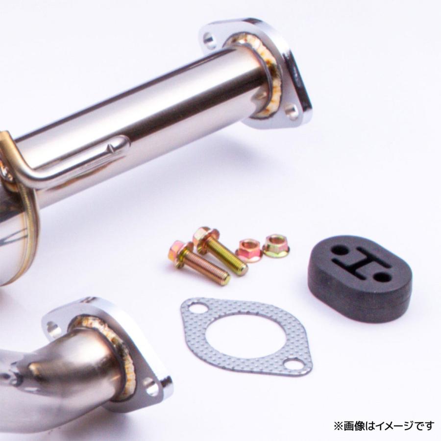 WANGAN357 DA17V DA17W エブリィ ワゴン バン R06A ターボ ハーフバンパー用 ステンレス デュアル出しチタンテールマフラーの画像