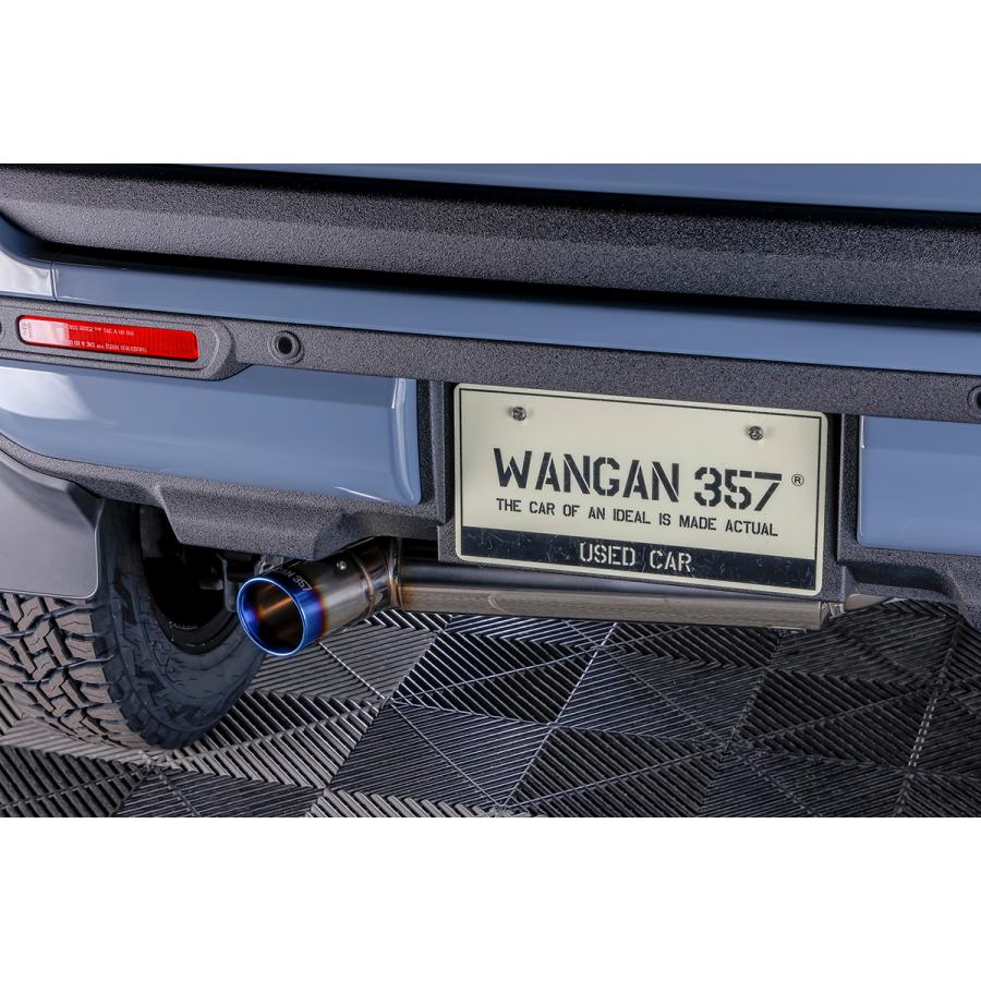 WANGAN357 車検対応スポーツマフラー JQR ハスラー/フレアクロス
