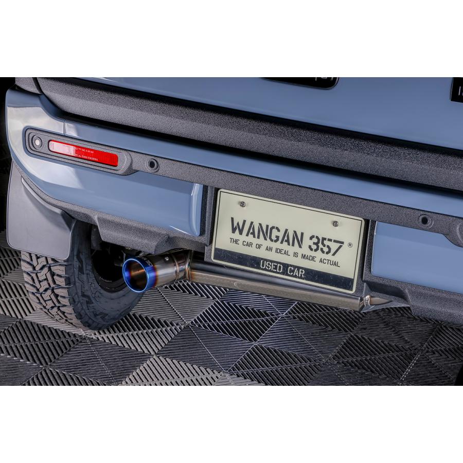 車検対応スポーツマフラー JQR ハスラー/フレアクロスオーバー MR52S/MS52S R2年式〜 4WDターボ "Advance Low Tone" | WANGAN357 | 07