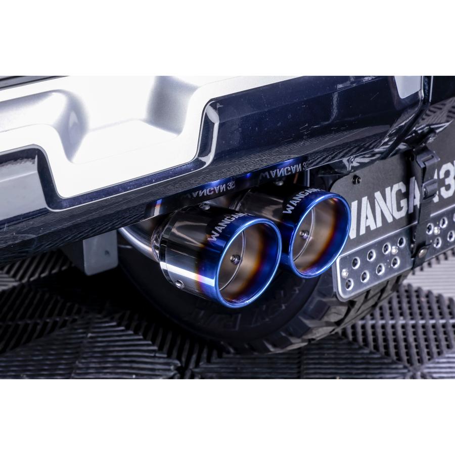 デリカミニマフラー 4AA-B38A BR06 4WDターボ専用 ステンレス製 チタンテール 車検対応 357F018 | WANGAN357 | 02