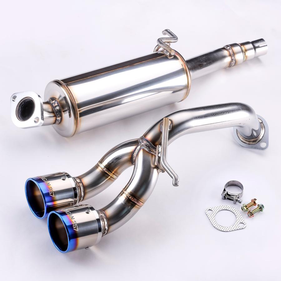 デリカミニマフラー 4AA-B38A BR06 4WDターボ専用 ステンレス製 チタンテール 車検対応 357F018 | WANGAN357 | 05