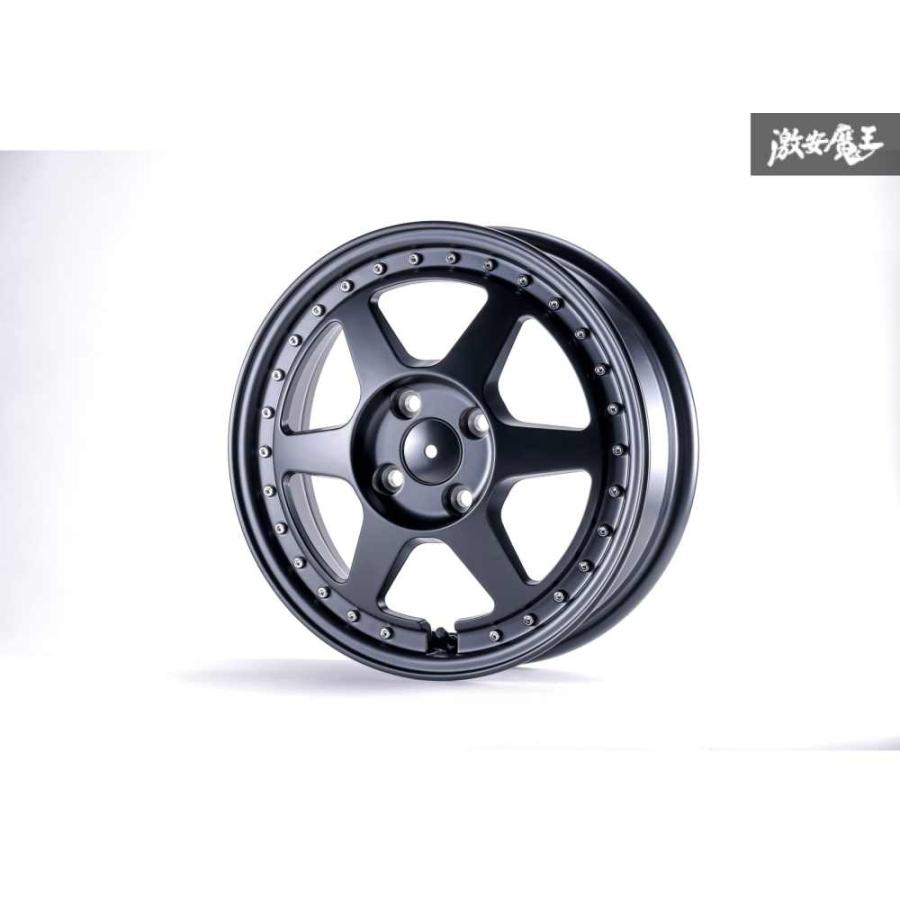 WANGAN357 TR0006 15インチ 4.5J +45 4穴 4H PCD100 ハブ67.1mm