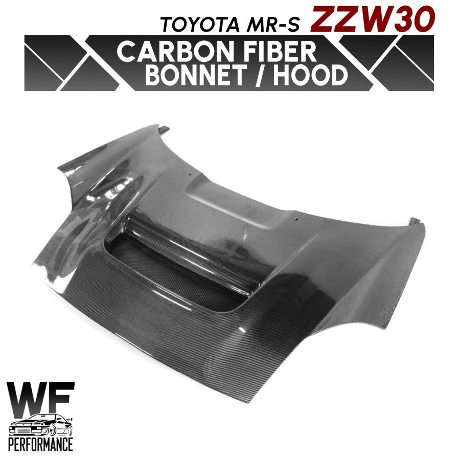 新品) WF PERFORMANCE トヨタ MR-S ZZW30 ダクト有り 綾織り カーボン