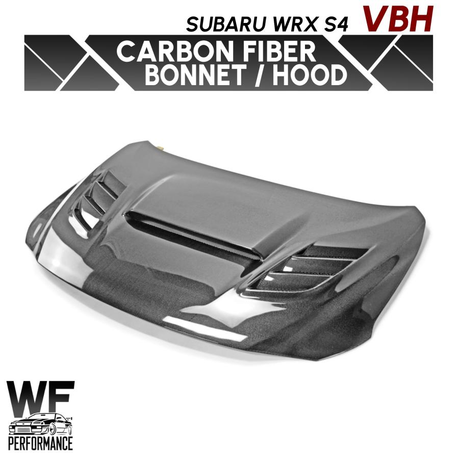 新品) WF PERFORMANCE スバル WRX S4 VBH ダクト有り 綾織り カーボン 