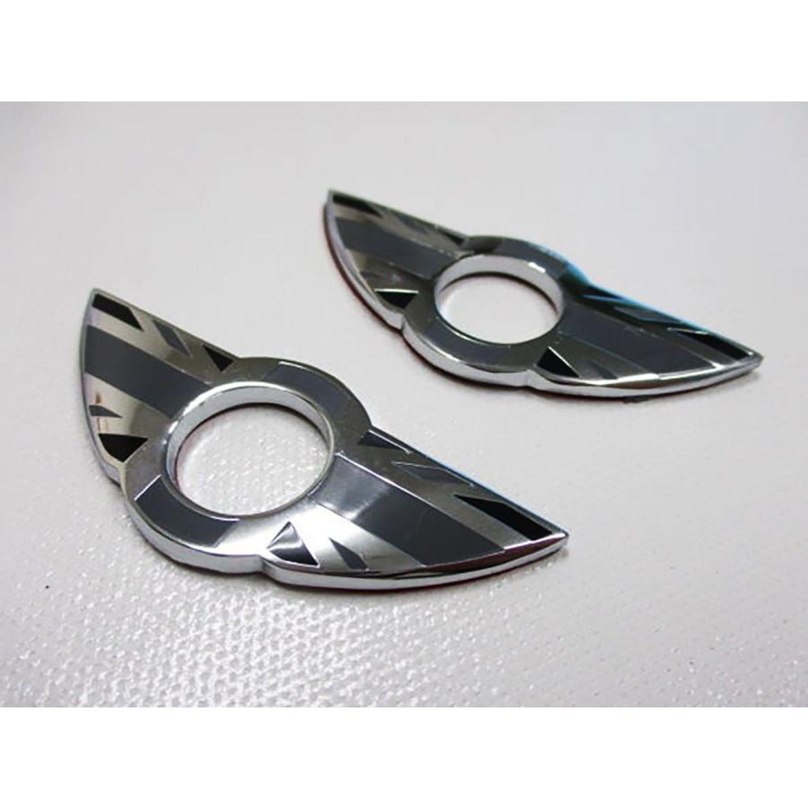 【在庫処分】FOCAL MINI ユニオン ジャック ドア ロック エンブレム ミニ クーパー R53 R55 R56 R57 R58 R59 | WF PERFORMANCE | 02