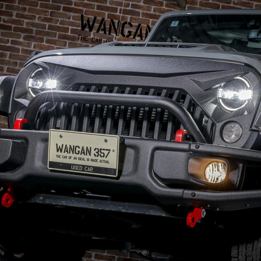 IRONBACK ラングラー JK JLスタイル LED ヘッドライト イカリング
