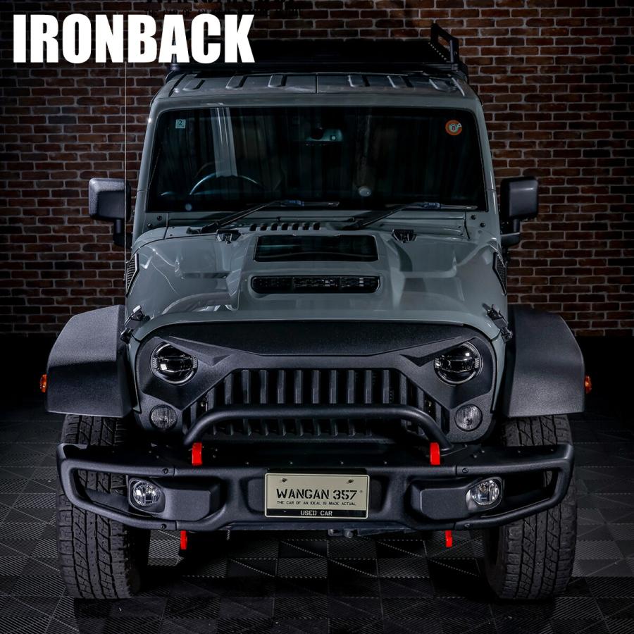 IRONBACK ラングラー JK フロントバンパー U-Bar付 US RUBICON