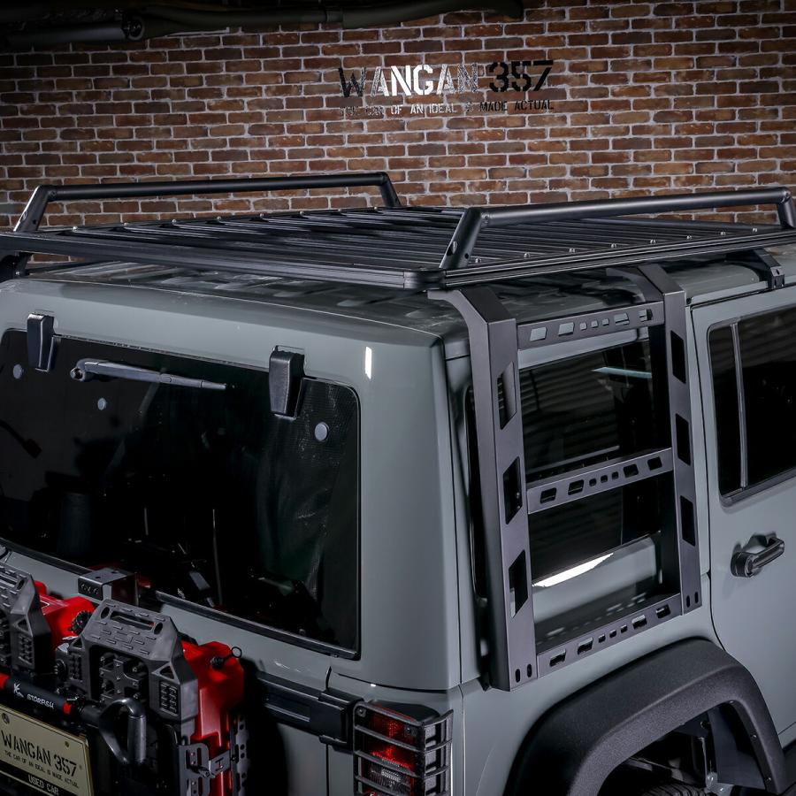 IRONBACK ジープ JK ラングラー ルーフラック ルーフバスケット 左右