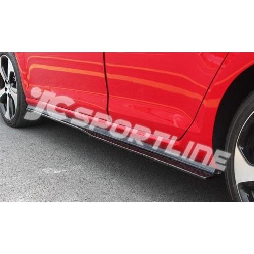 フォルクスワーゲン　ゴルフ7  GTI用　ステップパネル WF PERFORMANCE JC製 VW ゴルフVII ゴルフ7 GTI 綾織り カーボン