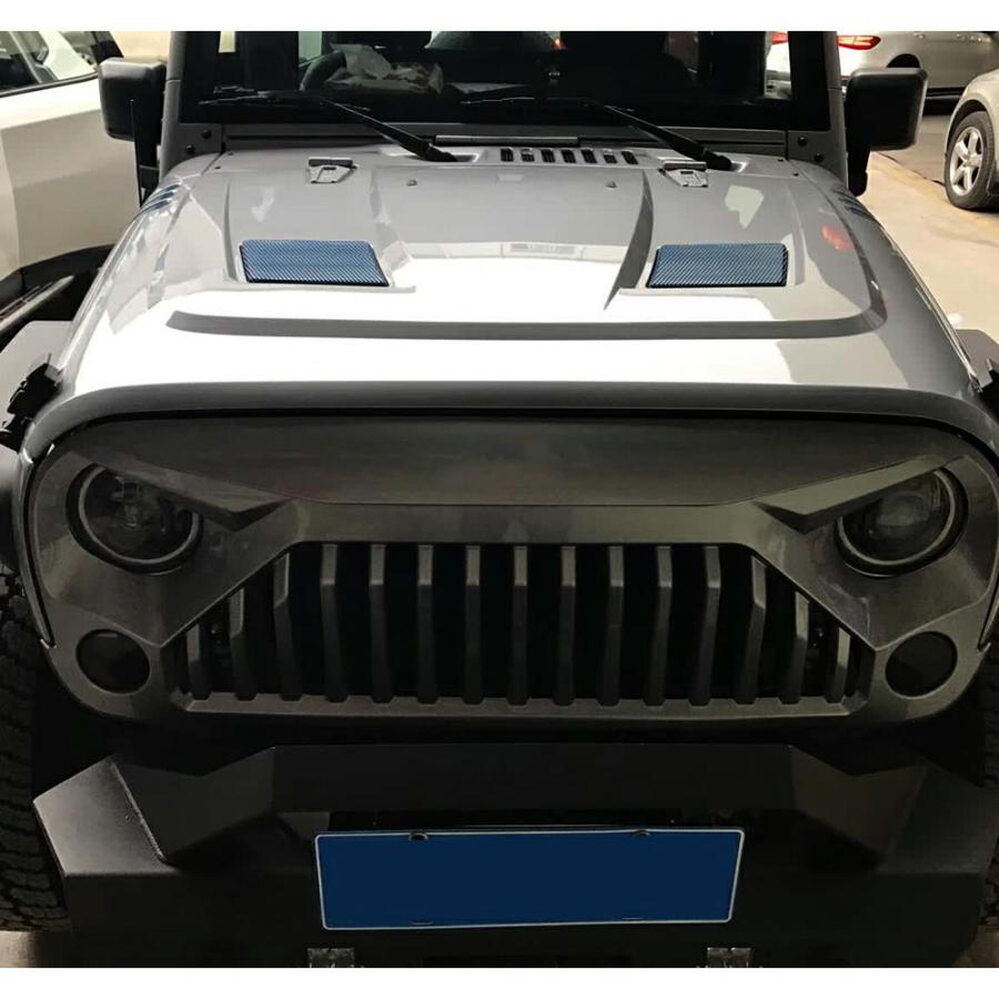 IRONBACK ジープ ラングラー JK 用 RR スタイル ボンネット スチール製