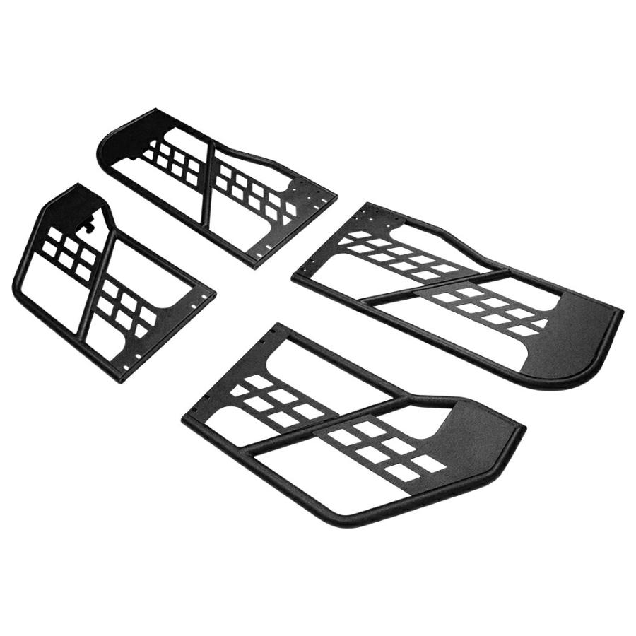 ラングラーJK チューブラードア　美品　リア(4ドア用) ビューモニタ付き) IRONBACK ラングラー JK Doors チューブラー ドア リアビューモニター